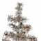 Primitives By Kathy 19.0 Inch Silver Tinsel Tree Lg Christmas Decorative Tree , Christmas Red Berries